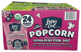 Lesser Evil Popcorn Hlwn Hp Org 24pc - Centre - Front