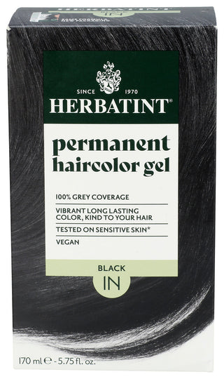 Herbatint Hr Color 1n Black - Centre - Front