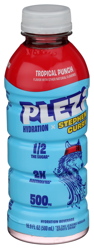 Plezi Bev Hydr Tropical Punch - Left - Front