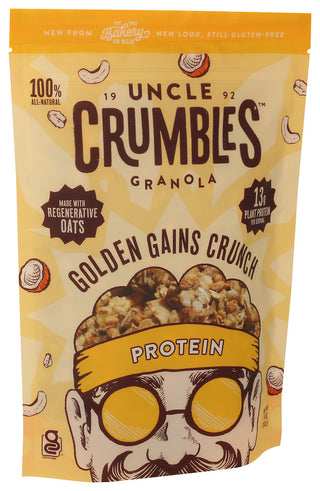 Uncle Crumbles Granola Prtn Gldn Grains - Left - Front