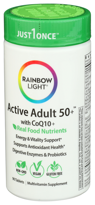 Rainbow Light Multivit One Active Senior - Right - Front