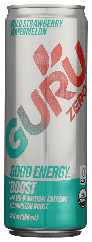 Guru Bev Enrg Zero Strw Wtrml - No Plunge - Front