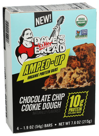 Daves Killer Bread Bar Prtn Cho Chp Cookdgh - Left - Front