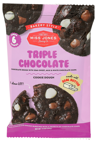 Miss Jones Baking Co Dough Bkry Jmbo Trpl Chc - Centre - Front