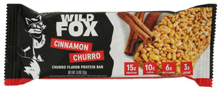 Wild Fox Bar Protein Cinn Churro - No Plunge - Front