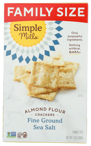 Simple Mills Crackers Almond Flour Ss - No Plunge - Front