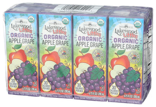 Lakewood Juice Appl Grape 8ct Org - Right - Front