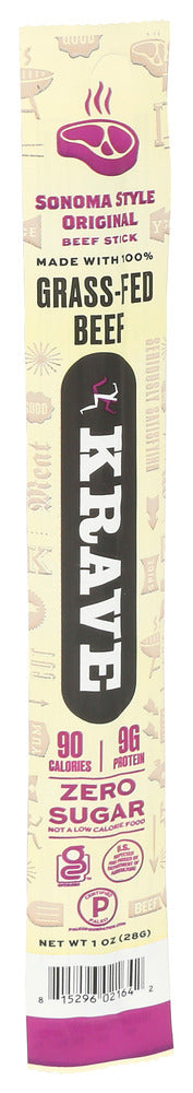 Krave Stick Beef Original - Left - Front