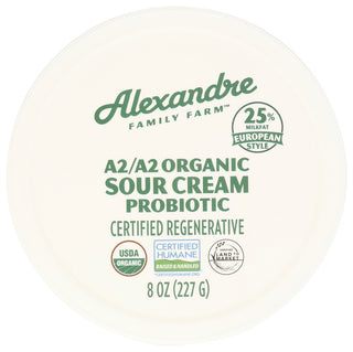 Alexandre Family Farm Sour Cream Euro 25per A2 - No Plunge - Front