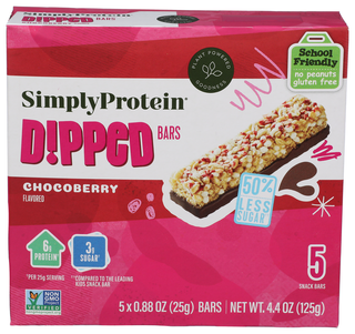 Simplyprotein Bar Dipped Chocoberry - Centre - Front