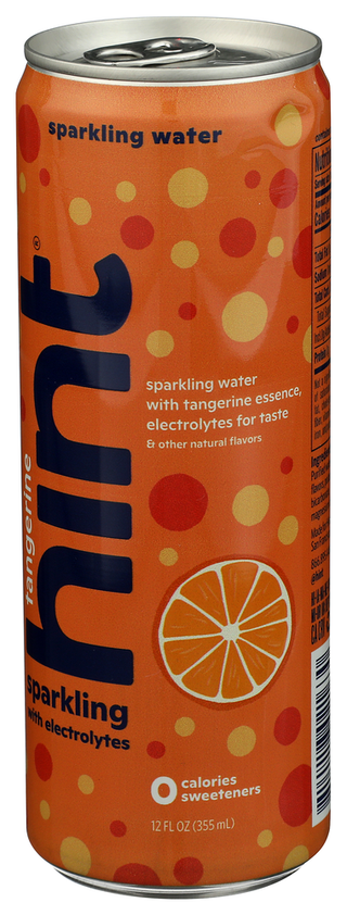 Hint Water Sp Elect Tangerine - Right - Front