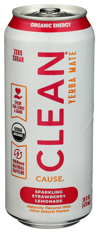 Clean Cause Tea Strawberry Lemonade - Centre - Front