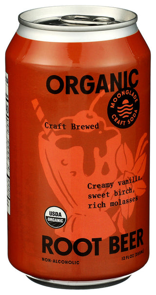 Moonglade Craft Soda Soda Root Beer Organic - Left - Front