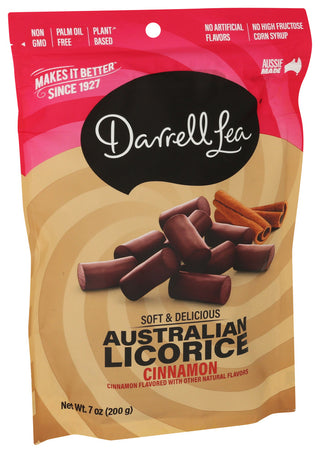 Darrell Lea Licorice Cinnamon - Left - Front