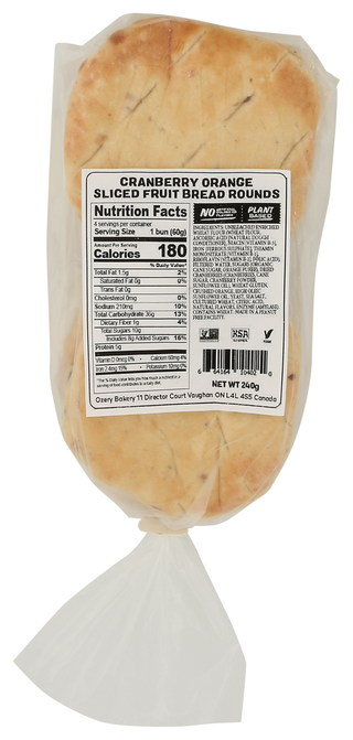 Kehe White Label Bread Rnd Crnorng Clr Bg - Centre - Front