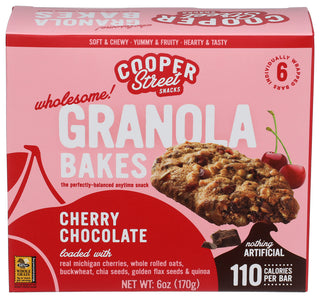 Cooper Street Granola Bakes Choc Cherry - Centre - Front