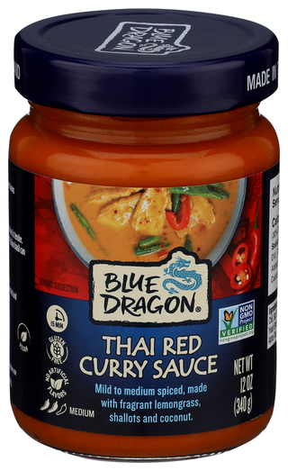 Blue Dragon Sauce Thai Red Curry - Centre - Front