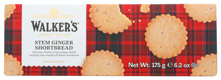 Walkers Shortbread Stem Ginger - No Plunge - Front