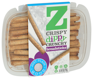 Z Crackers Breadsticks Plain Good - Left - Front
