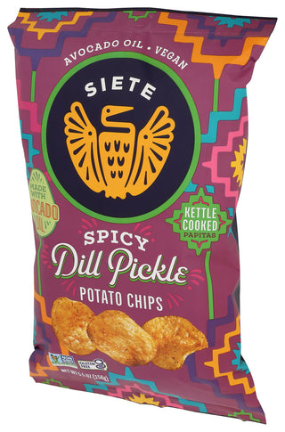 Siete Chips Pto Spcy Dl Pckl - Right - Front