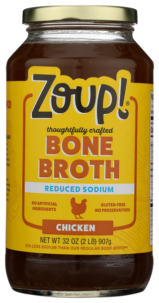 Zoup Good Really Broth Bone Chckn Low Sod - No Plunge - Front