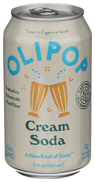 Olipop Soda Preb Cream Soda - Centre - Front