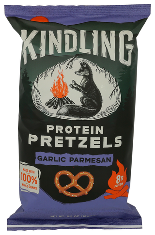 Kindling Snacks Pretzels Prtn Grlc Prmsn - Centre - Front
