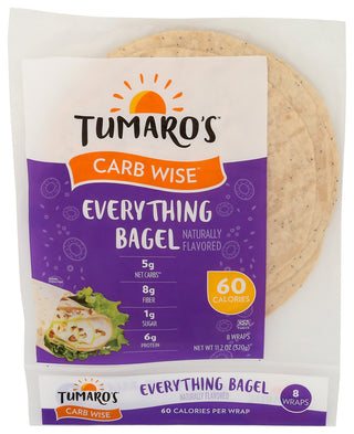 Tumaros Wrap Low Carb Evrthg 8pc - Centre - Front