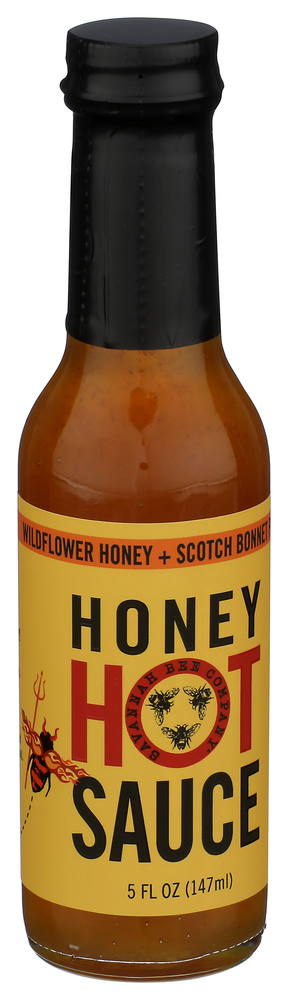 Savannah Bee Co Sauce Honey Hot - Left - Front