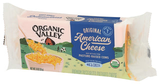 Organic Valley Cheese American Yllw Og - Right - Front