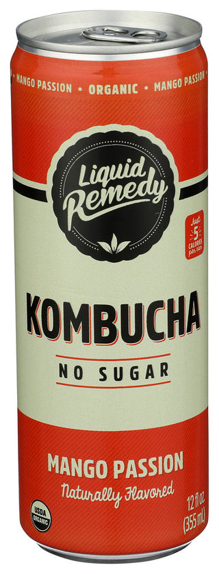Liquid Remedy Kombucha Mng Passion Org - Centre - Front