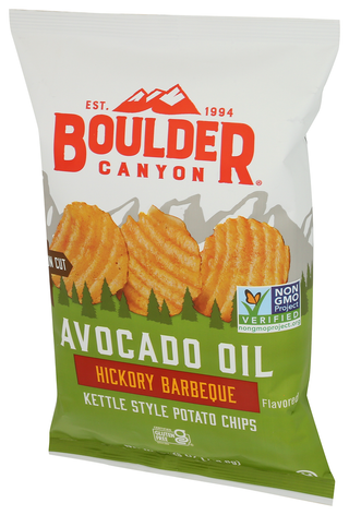 Boulder Canyon Chips Avcd Oil Hckry Bbq - Right - Front