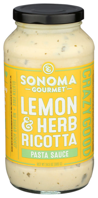 Sonoma Gourmet Sauce Psta Lmn Hrb Rctta - Centre - Front