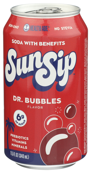 Health Ade Sunsip Soda Dr Bubbles - Right - Front