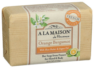 A La Maison Soap Bar Orange Bergamot - Left - Front
