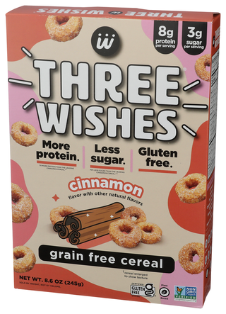 Three Wishes Cereal Cinna Grain Free - Right - Front
