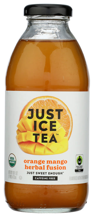 Just Ice Tea Tea Hrb Orange Mango Org - No Plunge - Front