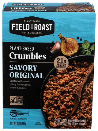 Field Roast Meat Crumbles Orig Savry - Centre - Front