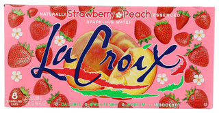 La Croix Water Sp Strwbr Pch 8pk - No Plunge - Front