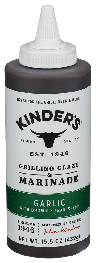 Kinders Marinade Garlic - Centre - Front