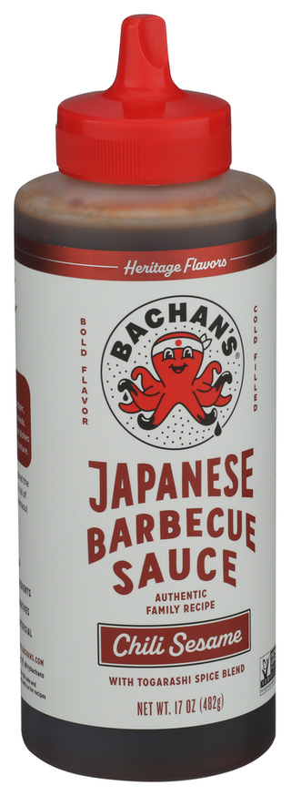 Bachans Sauce Bbq Chli Ssme Japn - Left - Front