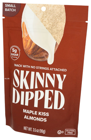 Skinnydipped Almonds Maple Kiss - Right - Front