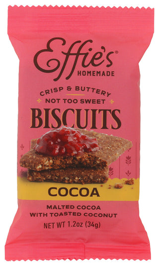 Effies Homemade Biscuit Cocoa Sngl Srv - No Plunge - Front