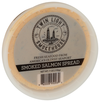 Twin Light Smokehouse Spread Salmon Smoked - Left - Front