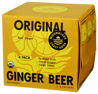 Moonglade Craft Soda Soda Ginger Beer Org 4pk - Right - Front