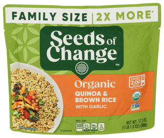 Seeds Of Change Rice Quinoa Brown W Grlc - Centre - Front