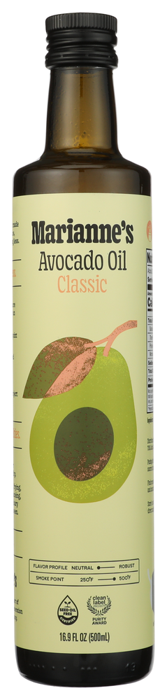 Mariannes Harvest Oil Avocado Classic - No Plunge - Front