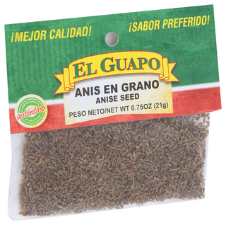 EL GUAPO AUTHENTIC ANISE SEED, 0.75 OZ. - Left - Front