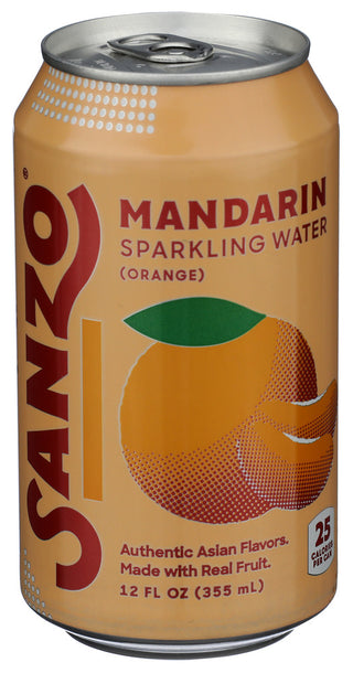 Sanzo Water Sparkling Mandarin - Centre - Front