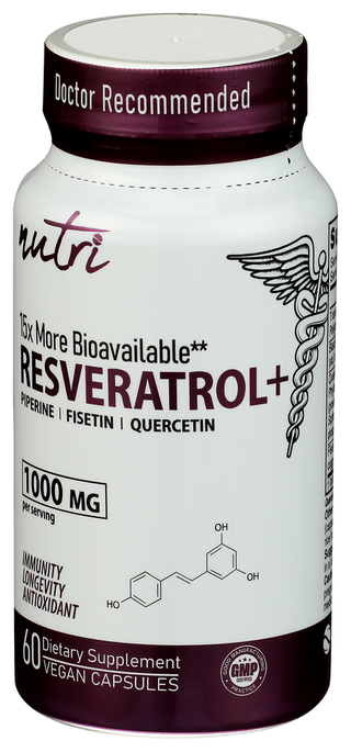 Nutri Resveratrol 1000mg - Right - Front